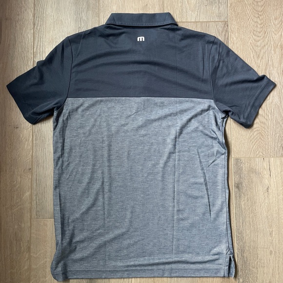 EUC Travis Mathew Spooky Season Golf Polo Two Tone Navy - Blue Night - Size S - Picture 10 of 11